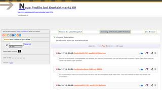 
                            2. Neue Profile bei Kontaktmarkt 69 - Browse the Latest Snapshot