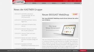 
                            4. Neuer BIOGAST WebShop - KASTNER Gruppe