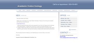 
                            1. New - Academic Endocrinology