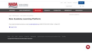 
                            7. New Academy Learning Platform