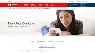 
                            2. New Age Mobile Banking services online by Kotak Bank