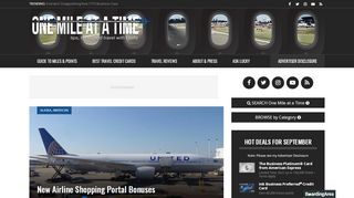 
                            5. New Airline Shopping Portal Bonuses | One Mile at a Time