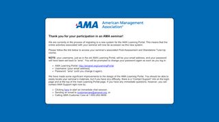 
                            10. New AMA Learning Portal