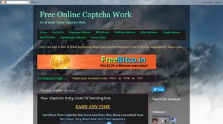 
                            4. New Captcha Entry Work Of EarnAnyTime - Free Online ...