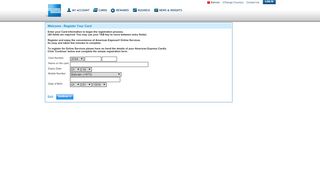 
                            8. New Cardmember Registration - American Express Bahrain