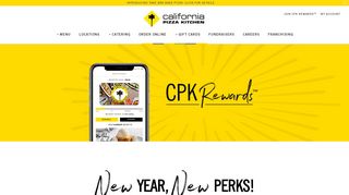 
                            2. New CPK Rewards - California Pizza Kitchen