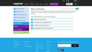 
                            5. New Customers - magicJack