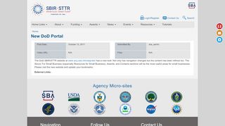 
                            5. New DoD Portal | SBIR.gov