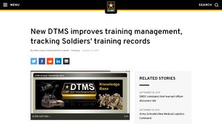 
                            11. New DTMS improves training management, …