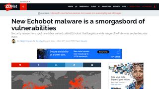 
                            4. New Echobot malware is a smorgasbord of vulnerabilities ...