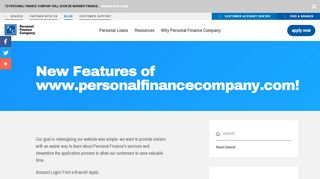 
                            4. New Features of www.personalfinancecompany.com! » Personal ...