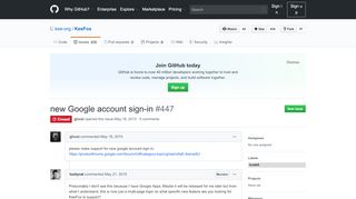 
                            2. new Google account sign-in · Issue #447 · kee-org/KeeFox ...