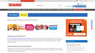 
                            11. New GST Return Forms 2019 - taxmann.com