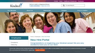 
                            2. New Hire Portal | Kindred Healthcare