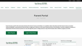 
                            2. New Horizon Gurukul Parent Portal | CBSE Schools in Bangalore