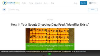 
                            4. New in Your Google Shopping Data Feed: “Identifier Exists”