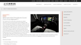 
                            8. NEW Instrument Procedures Course From Cirrus Approach™ | Cirrus ...