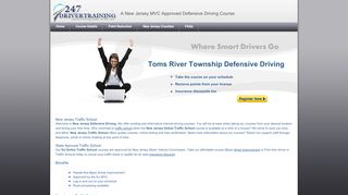 
                            9. New Jersey Online Defensive Driving - 247-drivertraining.com