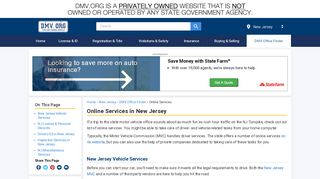 
                            9. New Jersey Online Driver & Vehicle Services | DMV.ORG