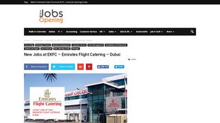 
                            7. New Jobs at EKFC – Emirates Flight Catering – Dubai