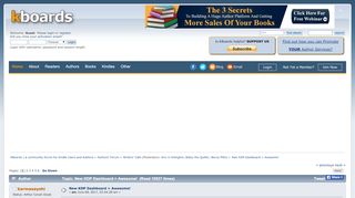 
                            3. New KDP Dashboard = Awesome! - kboards.com