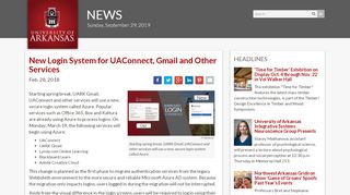 
                            6. New Login System for UAConnect, Gmail and …