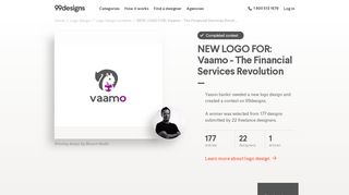 
                            5. NEW LOGO FOR: Vaamo - The Financial Services Revolution