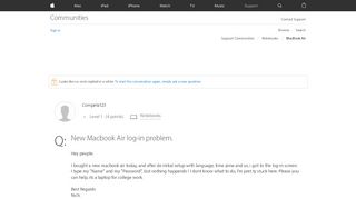 
                            9. New Macbook Air log-in problem. - Apple Community