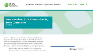 
                            6. New member: Actic Fitness GmbH, Bonn (Germany) | IAKS ...