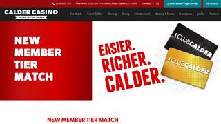 
                            9. New Member Competitor Tier Match | Calder Casino in Miami, FL.