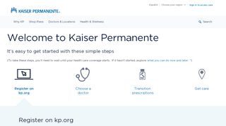 
                            1. New member - Kaiser Permanente
