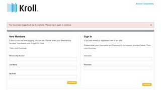 
                            2. New Members - Kroll - Sign In