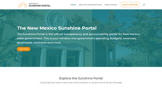 
                            10. New Mexico Sunshine Portal