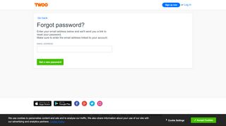 
                            10. New password on Twoo