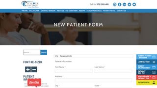 
                            1. New Patient Form | Tylock-George Eye Care & Laser Center