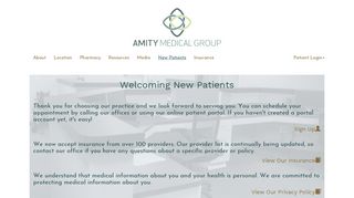 
                            5. New Patients - Amity Medical Group