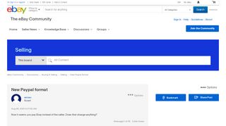 
                            1. New Paypal format - The eBay Community