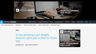 
                            9. New Phishing Scam Targets Amazon Users Just Before Prime ...