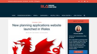 
                            4. New planning applications website launched in Wales | RLA ...