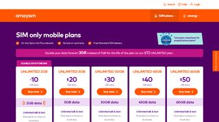 
                            9. New Prepaid Mobile Plans 2019 - amaysim.com.au