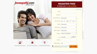 
                            4. New Profile Registration - Register Free - Jeevansathi.com