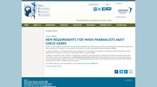 
                            6. New requirements for when pharmacists must check OARRS