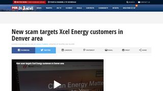 
                            3. New scam targets Xcel Energy customers in Denver area ...