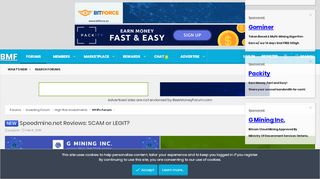 
                            6. NEW - Speedmine.net Reviews: SCAM or LEGIT ...