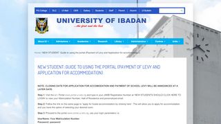 
                            8. NEW STUDENT: Guide to using the portal (Payment of Levy and ...