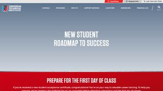 
                            1. New Student Welcome Packet | Universal Technical Institute