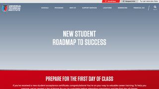 
                            4. New Student Welcome Packet | Universal Technical Institute