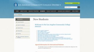 
                            5. New Students - LACCD - Home