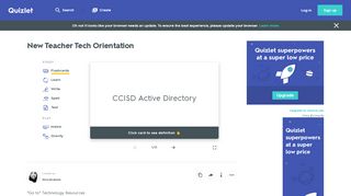 
                            7. New Teacher Tech Orientation Flashcards | Quizlet