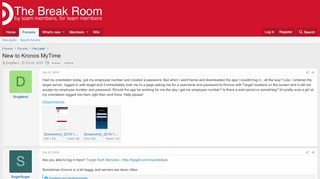 
                            4. New to Kronos MyTime | The Break Room